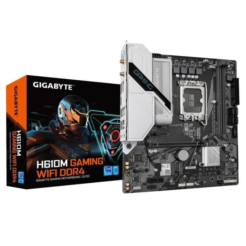Buy GIGABYTE GA-H610M GAMING WF - LGA1700 H610 Micro-ATX Motherboard, DDR4 up to... in Cyprus, Nicosia, Limassol, Larnaka, Pafos