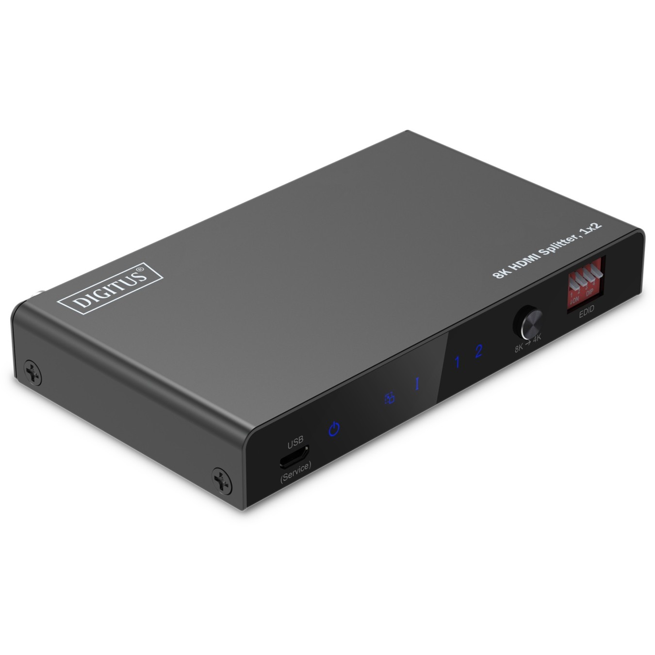 DIGITUS HDMI Switch 1x2 8K60Hz - 1 input, 2 outputs, HDMI 2.1 — Buy in Cyprus with Fast Delivery