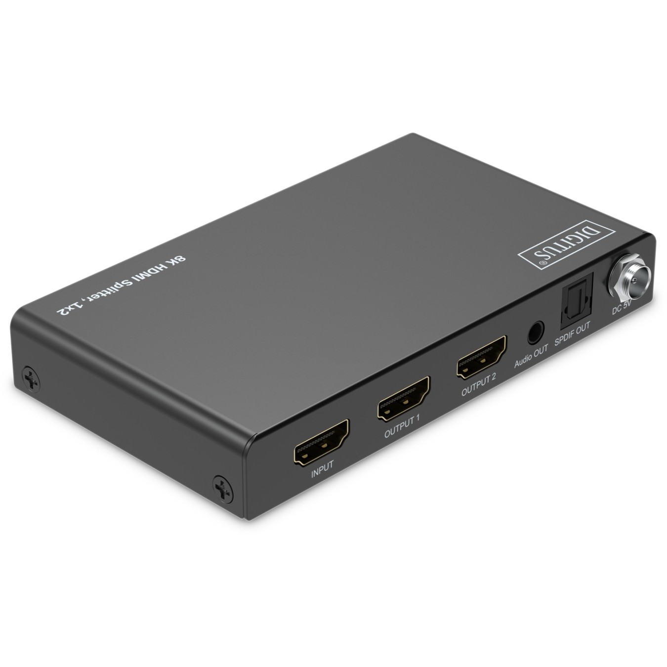 DIGITUS HDMI Switch 1x2 8K60Hz - 1 input, 2 outputs, HDMI 2.1 — Buy in Cyprus with Fast Delivery