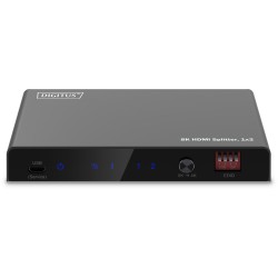 Buy DIGITUS HDMI Switch 1x2 8K60Hz - 1 input, 2 outputs, HDMI 2.1 in Cyprus, Nicosia, Limassol, Larnaka, Pafos