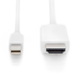 Buy DIGITUS DisplayPort Adapterkabel mini DP- to HDMI A St St 8K 2m in Cyprus, Nicosia, Limassol, Larnaka, Pafos