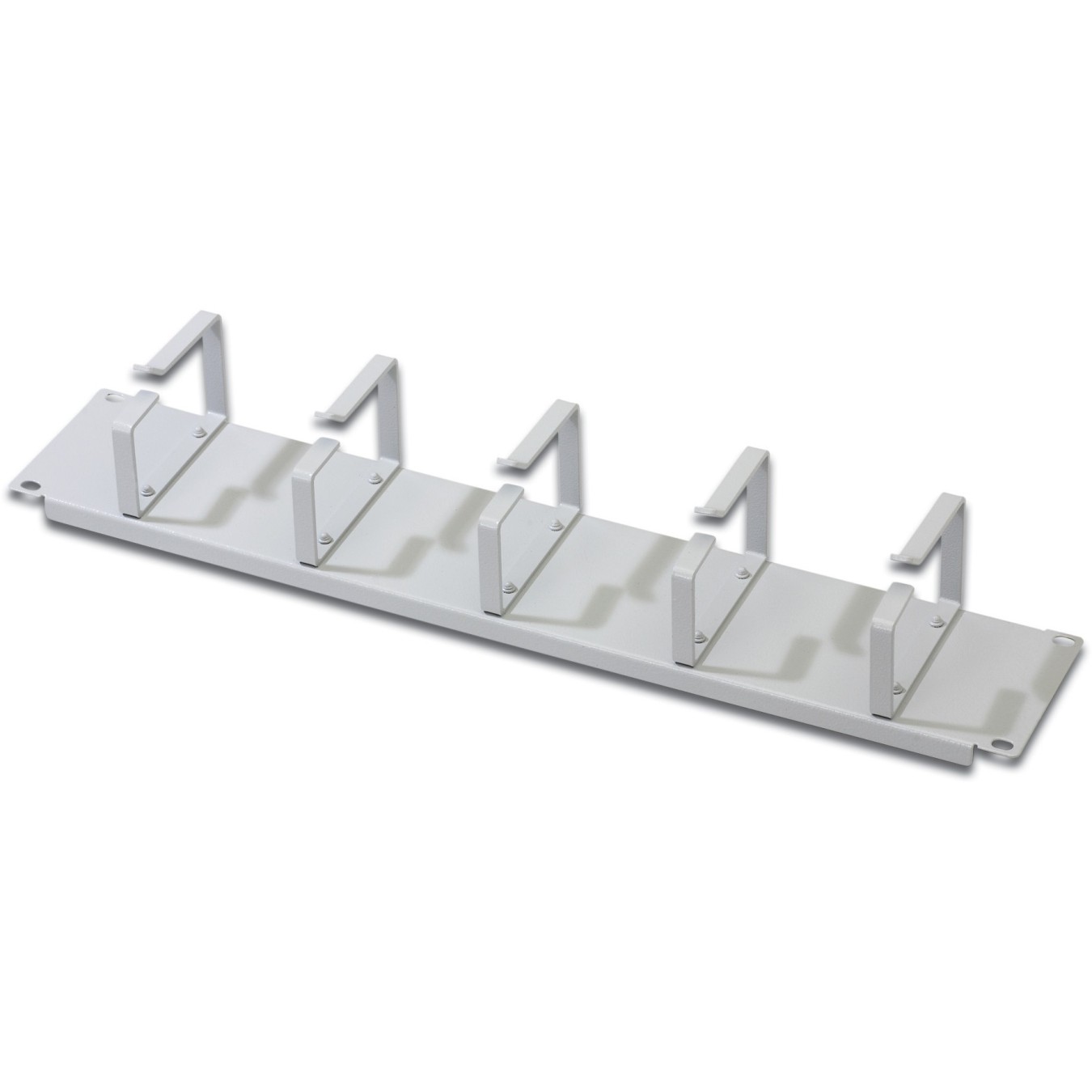 Cable Management Panel 2U, 5 Rings Grey — Buy in Cyprus with Fast Delivery