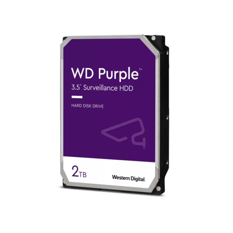 Western Digital Purple 2TB - 5400 RPM 256MB SATA III Surveillance HDD - WD23PURZ (Bulk) — Buy in Cyprus with Fast Delivery