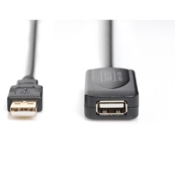 Buy DIGITUS USB 2.0 USB-A Extension Cable - 5 m - Black in Cyprus, Nicosia, Limassol, Larnaka, Pafos