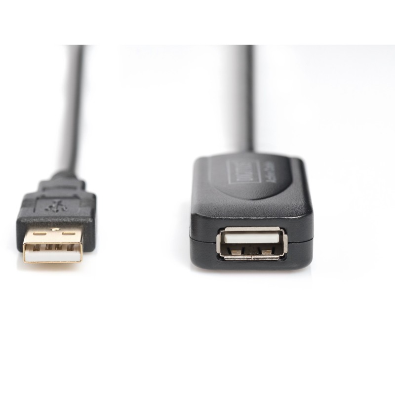 Buy DIGITUS USB 2.0 USB-A Extension Cable - 5 m - Black in Cyprus, Nicosia, Limassol, Larnaka, Pafos