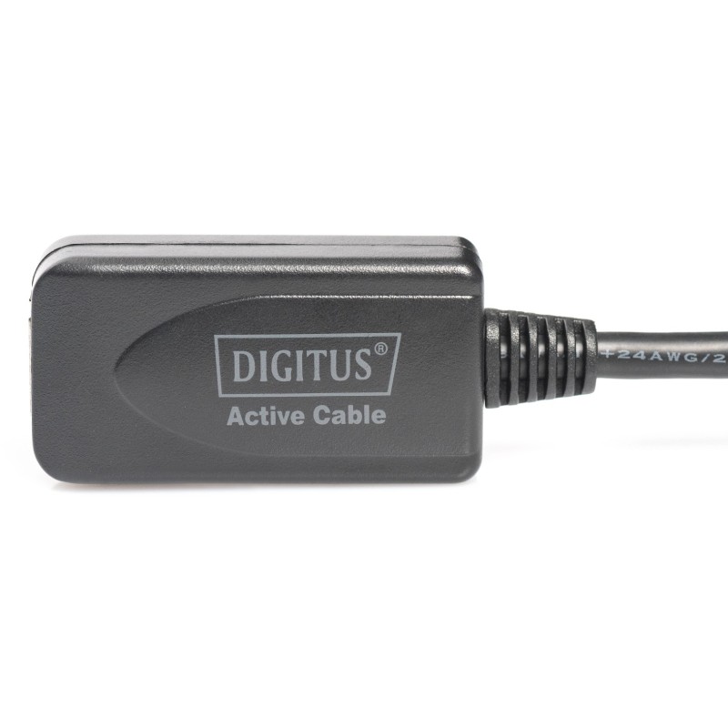 Buy DIGITUS USB 2.0 USB-A Extension Cable - 5 m - Black in Cyprus, Nicosia, Limassol, Larnaka, Pafos