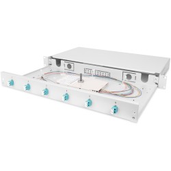 Buy DIGITUS LWL splice box 1HE - 6x LC OM3 duplex, grey in Cyprus, Nicosia, Limassol, Larnaka, Pafos