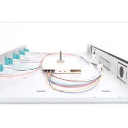 Buy DIGITUS LWL splice box 1HE - 6x LC OM3 duplex, grey in Cyprus, Nicosia, Limassol, Larnaka, Pafos