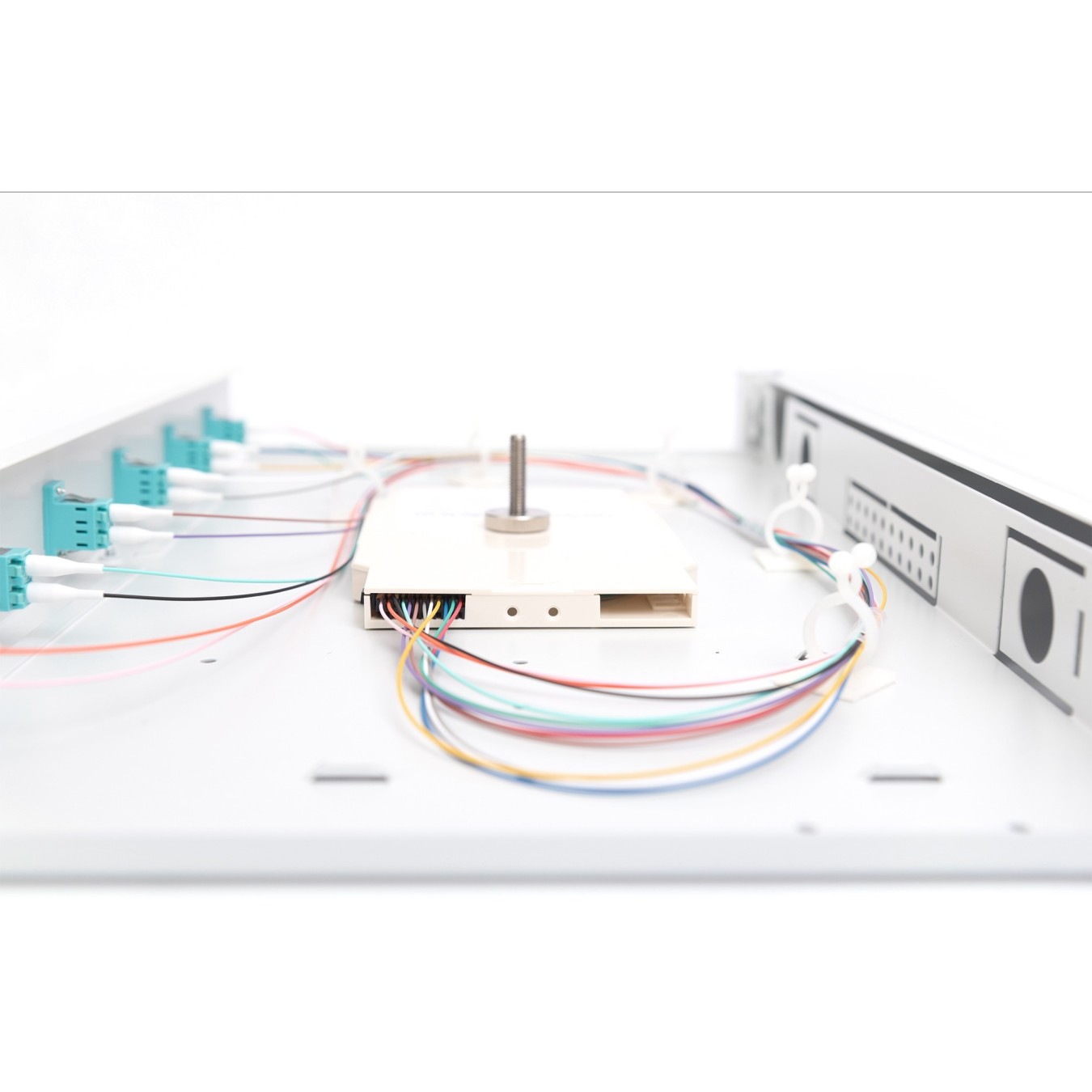DIGITUS LWL splice box 1HE - 6x LC OM3 duplex, grey — Buy in Cyprus with Fast Delivery
