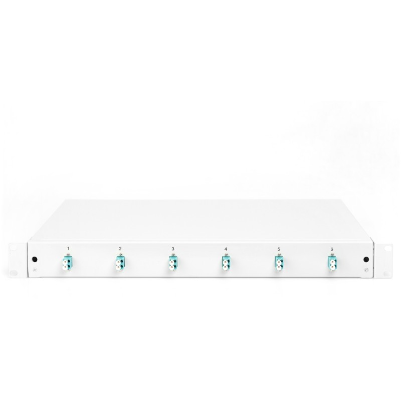 Buy DIGITUS LWL splice box 1HE - 6x LC OM3 duplex, grey in Cyprus, Nicosia, Limassol, Larnaka, Pafos