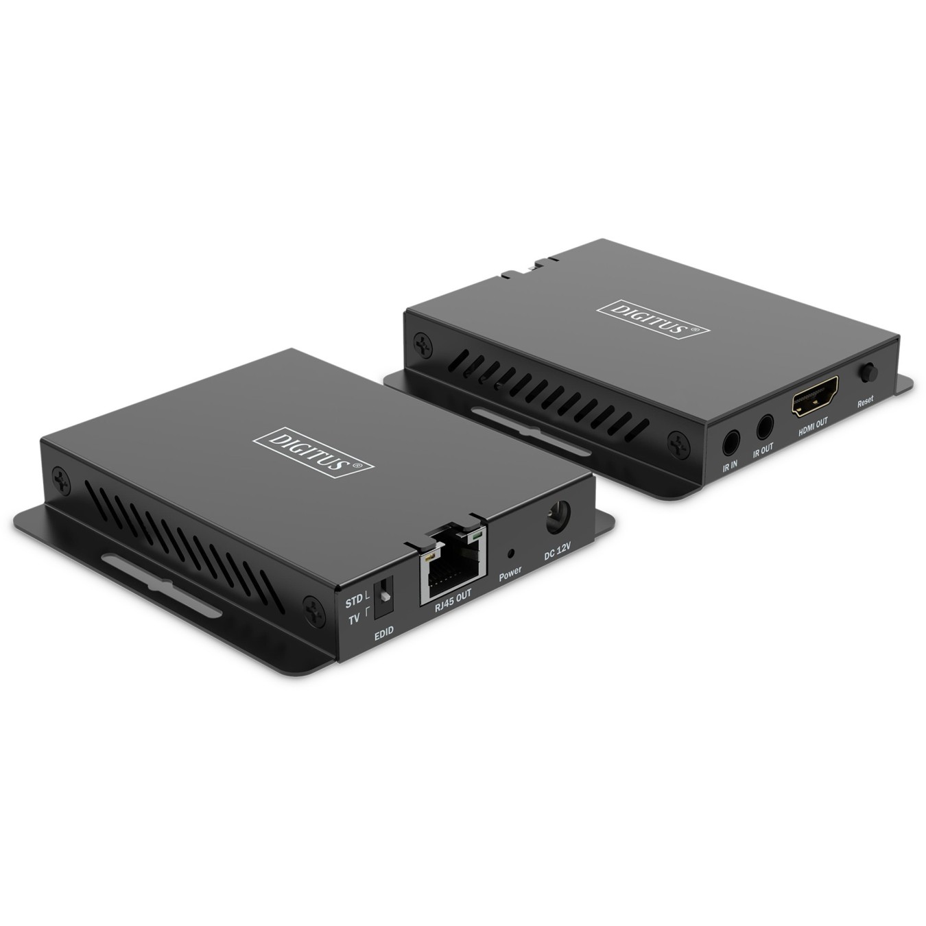 DIGITUS HDMI Extender Set - 4K 120 Hz over Cat6 (40 m) - Black — Buy in Cyprus with Fast Delivery