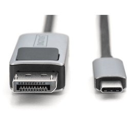 Buy DIGITUS USB-C to DisplayPort Cable - 1 m - Black - USB-C (Male) to DP (Male) in Cyprus, Nicosia, Limassol, Larnaka, Pafos