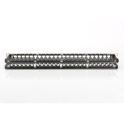 Buy DIGITUS Patch Panel 1U 48-Port Cat6a Shielded Black - (Black) in Cyprus, Nicosia, Limassol, Larnaka, Pafos