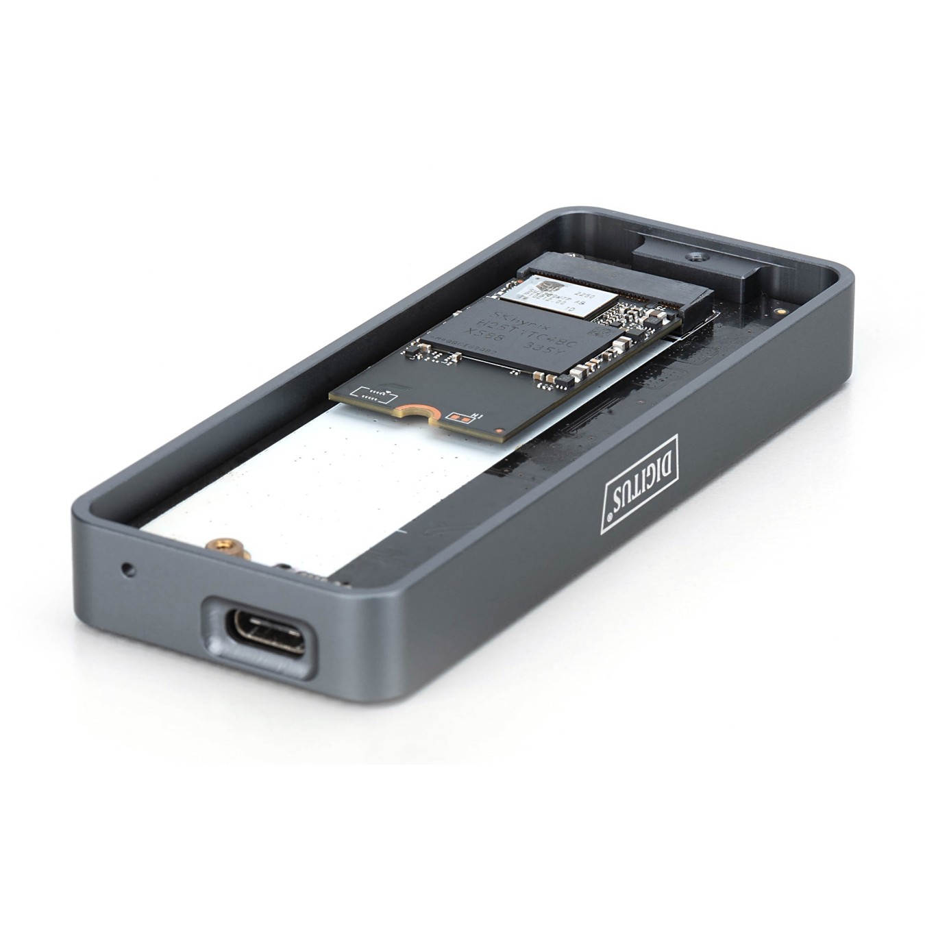 DIGITUS USB M.2 SSD Enclosure with Mounting Kit - Supports 2230/2242/2260/2280 M.2 sizes — Buy in Cyprus with Fast Delivery