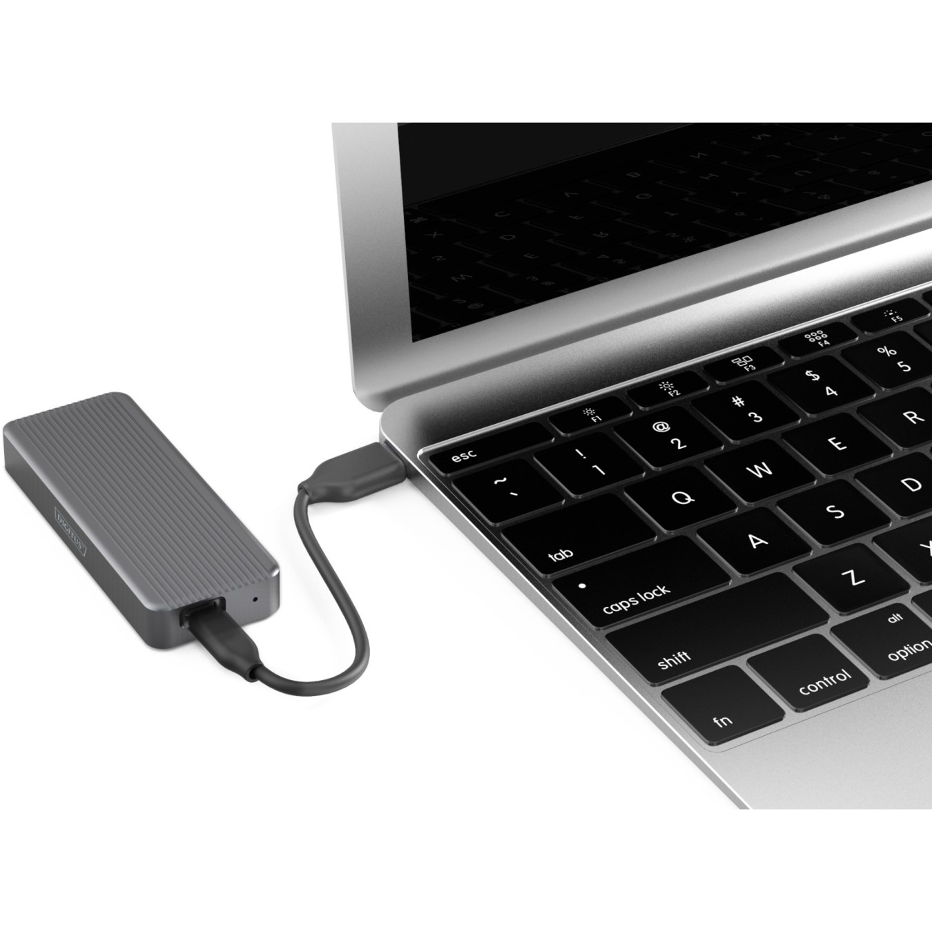 DIGITUS USB M.2 SSD Enclosure with Mounting Kit - Supports 2230/2242/2260/2280 M.2 sizes — Buy in Cyprus with Fast Delivery