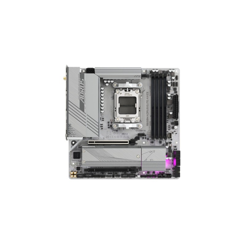 Buy GIGABYTE GA-B650M-A Elite AX Ice - AM5 Micro-ATX Motherboard, B650, DDR5, 4x... in Cyprus, Nicosia, Limassol, Larnaka, Pafos