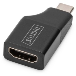 Buy Digitus USB-C to HDMI Adapter - 4K30Hz, 5cm Cable, Black Aluminium in Cyprus, Nicosia, Limassol, Larnaka, Pafos