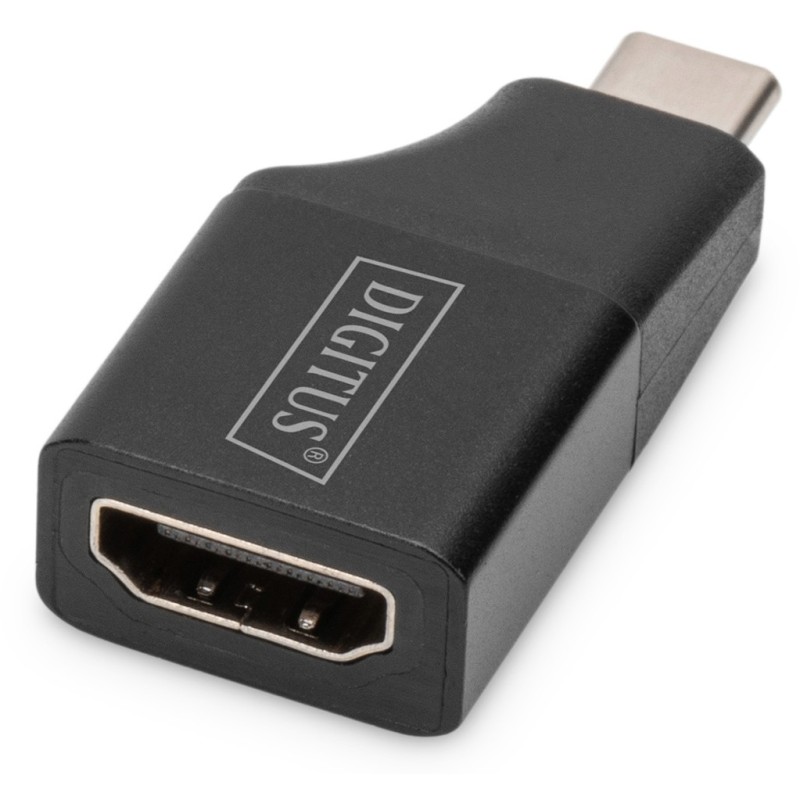 Buy Digitus USB-C to HDMI Adapter - 4K30Hz, 5cm Cable, Black Aluminium in Cyprus, Nicosia, Limassol, Larnaka, Pafos