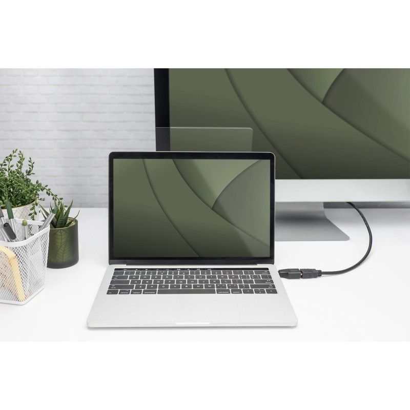 Buy Digitus USB-C to HDMI Adapter - 4K30Hz, 5cm Cable, Black Aluminium in Cyprus, Nicosia, Limassol, Larnaka, Pafos