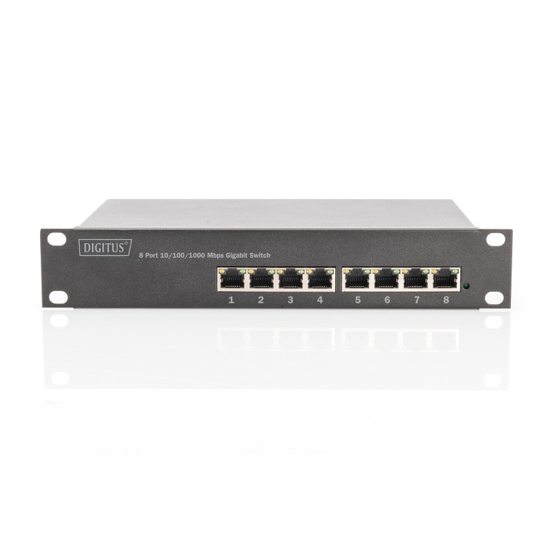 Buy DIGITUS 8-Port Gigabit PoE Managed Switch - Black - 80 W PoE Budget, IEEE 80... in Cyprus, Nicosia, Limassol, Larnaka, Pafos