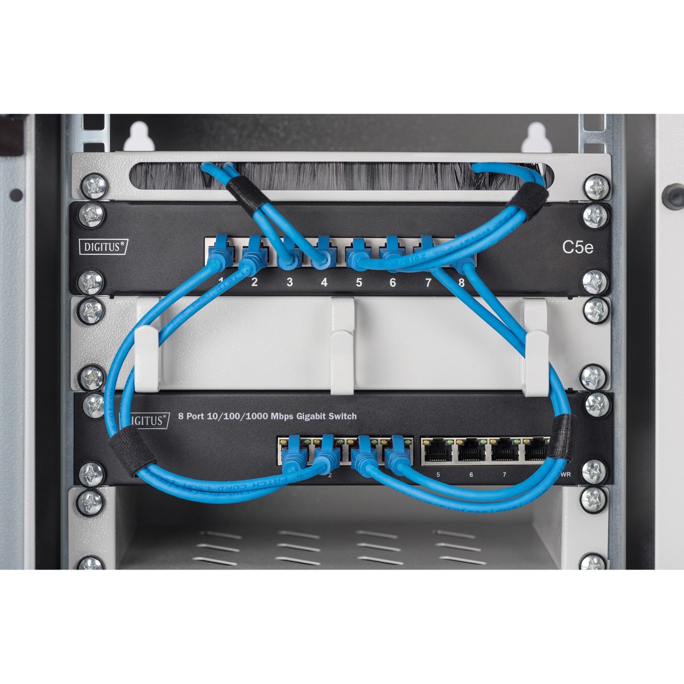 DIGITUS 8-Port Gigabit PoE Managed Switch - Black - 80 W PoE Budget, IEEE 802.3at, L2+ — Buy in Cyprus with Fast Delivery