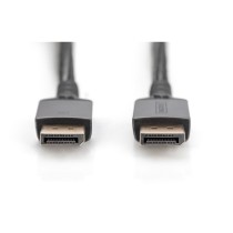 Digitus DisplayPort Cable 2 m - Aluminium, 8K@120Hz, DP 1.4, Black — Buy in Cyprus with Fast Delivery