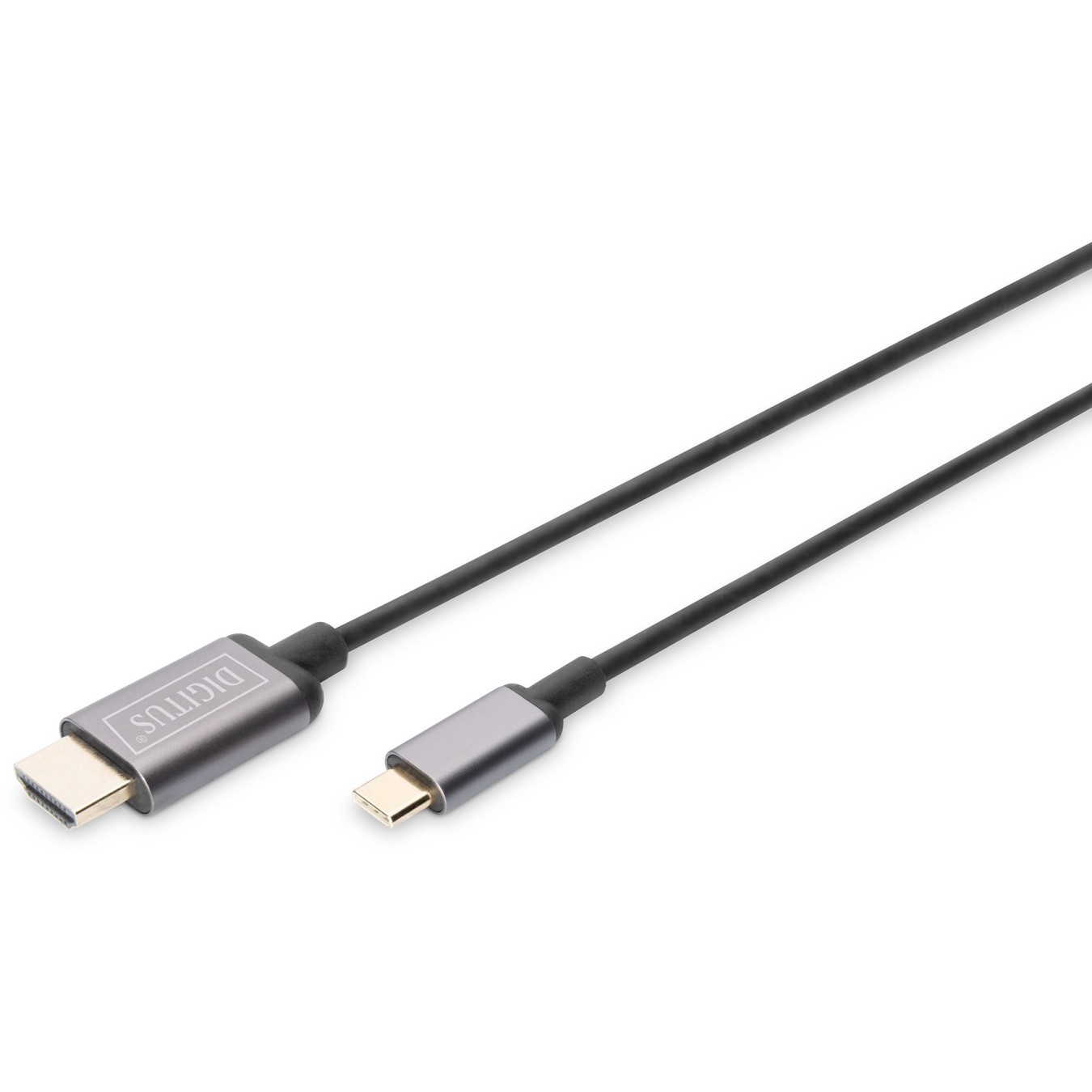Digitus USB-C to HDMI Cable - ST-ST - Black, 1.8 m, 4K UHD 30 Hz — Buy in Cyprus with Fast Delivery