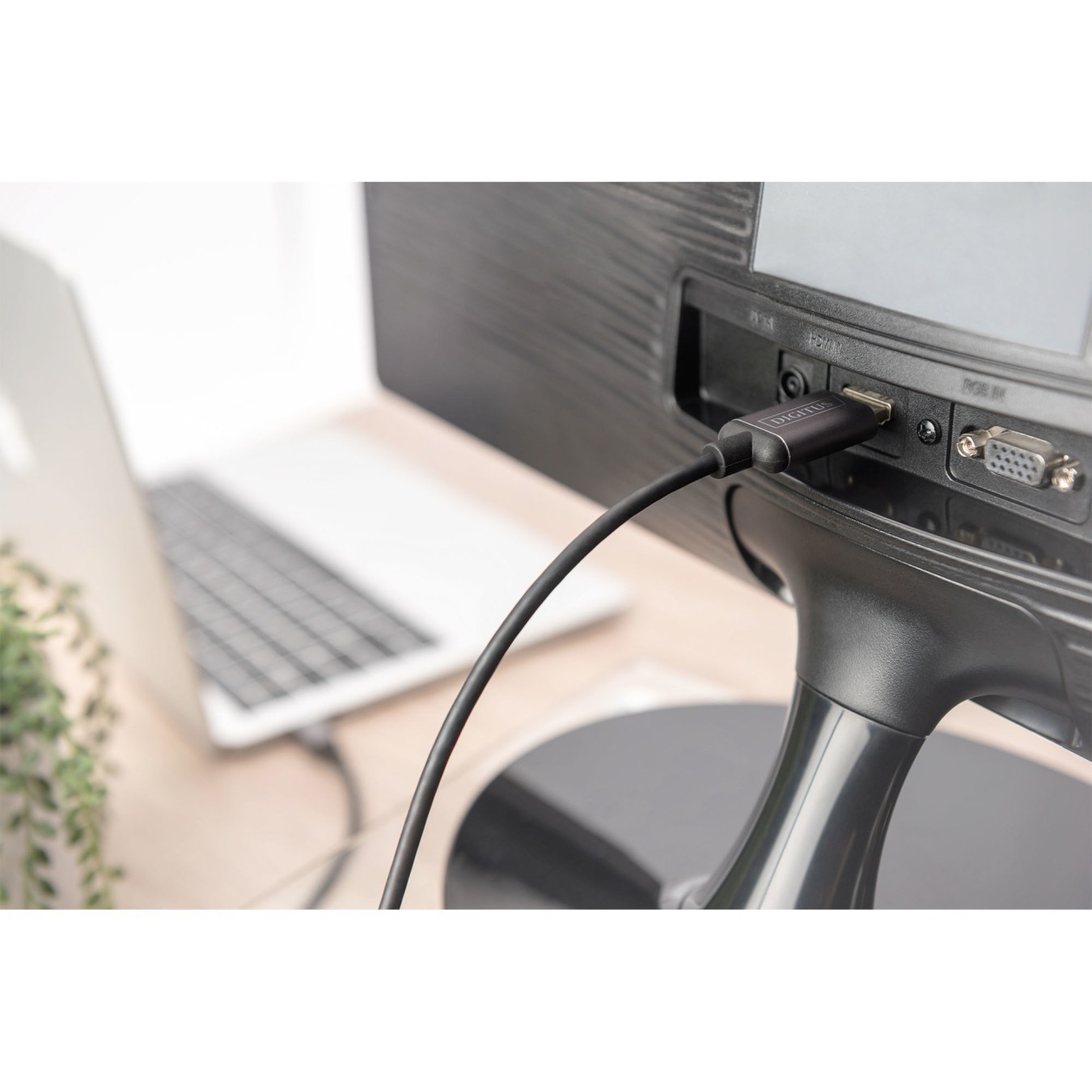 Digitus USB-C to HDMI Cable - ST-ST - Black, 1.8 m, 4K UHD 30 Hz — Buy in Cyprus with Fast Delivery
