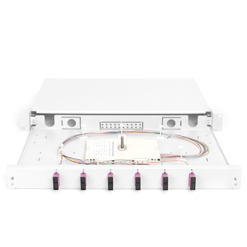 Buy DIGITUS LWL Splice Box 1U - Grey - 6x SC OM4 pre-fitted in Cyprus, Nicosia, Limassol, Larnaka, Pafos