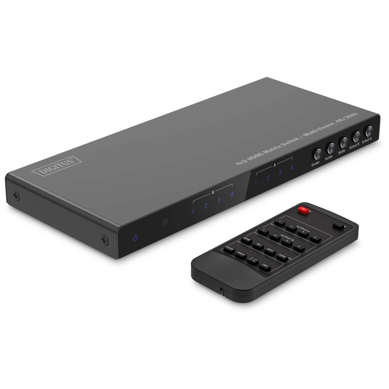 Buy DIGITUS HDMI Matrix Switch 4K 30Hz - 4x2 in Cyprus, Nicosia, Limassol, Larnaka, Pafos