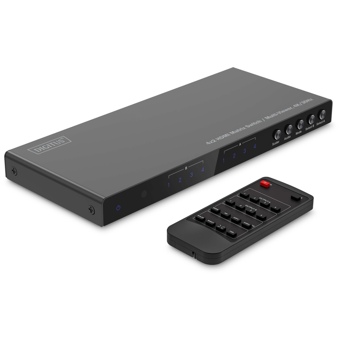 DIGITUS HDMI Matrix Switch 4K 30Hz - 4x2 — Buy in Cyprus with Fast Delivery