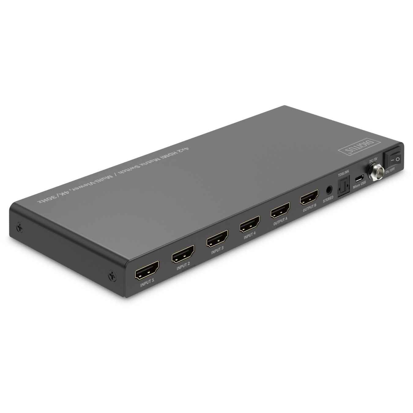 DIGITUS HDMI Matrix Switch 4K 30Hz - 4x2 — Buy in Cyprus with Fast Delivery