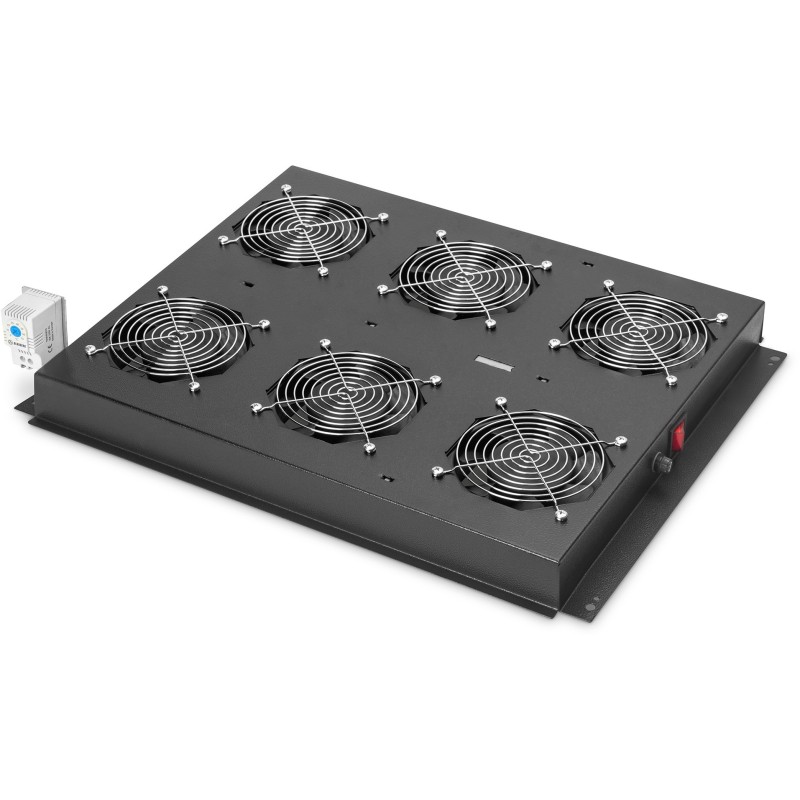 Buy DIGITUS Roof Fan Unit Unique - Black - 6 Fans in Cyprus, Nicosia, Limassol, Larnaka, Pafos