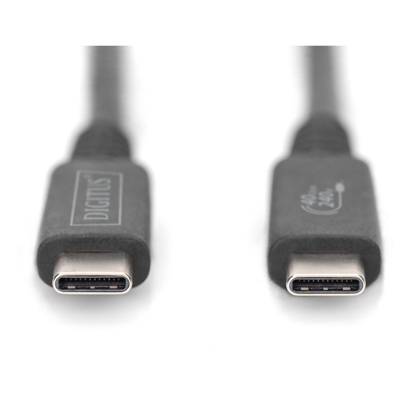 DIGITUS USB 4.0 Type-C Cable 1 m - USB4 Gen 2x2, 40 Gbps, PD 100W, USB-C to USB-C, Black — Buy in Cyprus with Fast Delivery