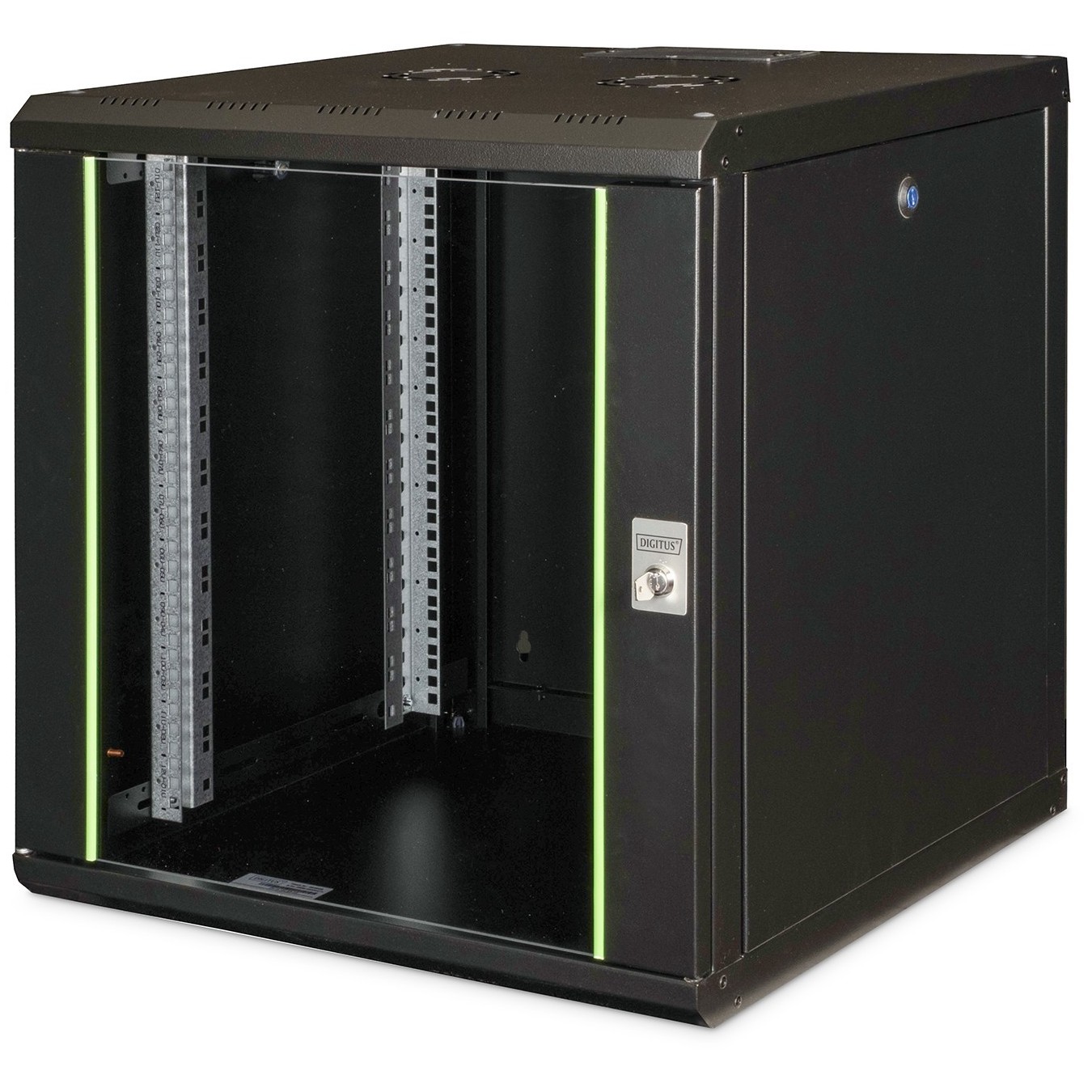 Digitus Wall-mount Rack 19" 12U - Black (RAL 9005) — Buy in Cyprus with Fast Delivery