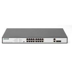 Buy DIGITUS Switch 16-Port 10/100 PoE Unmanaged - Black - 250 W PoE Budget - 19-... in Cyprus, Nicosia, Limassol, Larnaka, Pafos