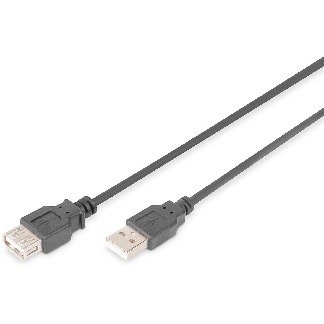 DIGITUS USB 2.0 Extension Cable Type A to Type A Black 1.8m — Buy in Cyprus with Fast Delivery