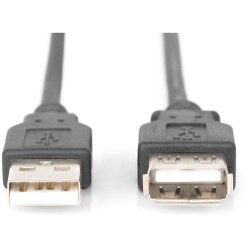Buy DIGITUS USB 2.0 Extension Cable Type A to Type A Black 1.8m in Cyprus, Nicosia, Limassol, Larnaka, Pafos