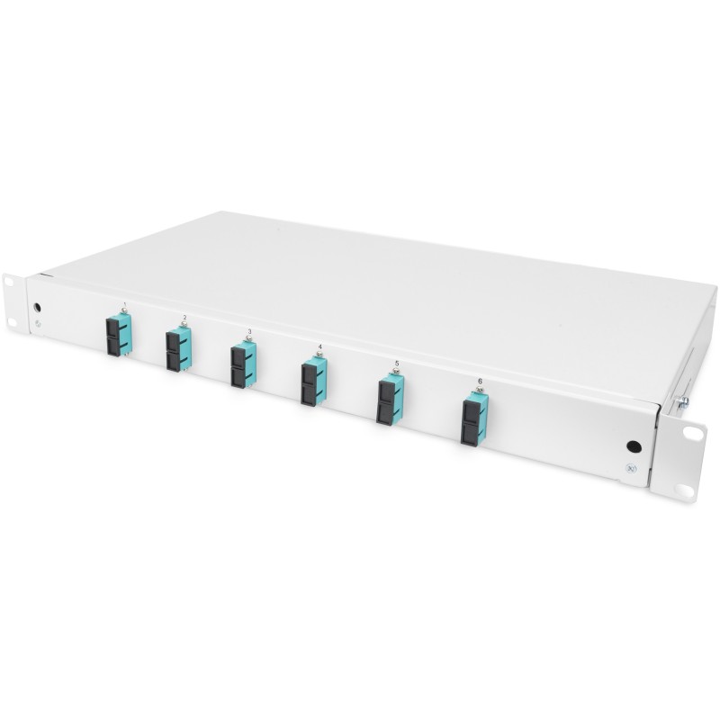 Buy DIGITUS LWL Splice Box 1U - Grey, 6x SC OM3 in Cyprus, Nicosia, Limassol, Larnaka, Pafos