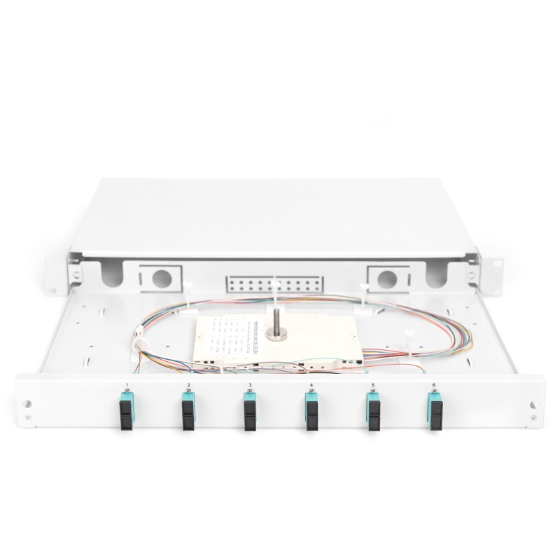 Buy DIGITUS LWL Splice Box 1U - Grey, 6x SC OM3 in Cyprus, Nicosia, Limassol, Larnaka, Pafos
