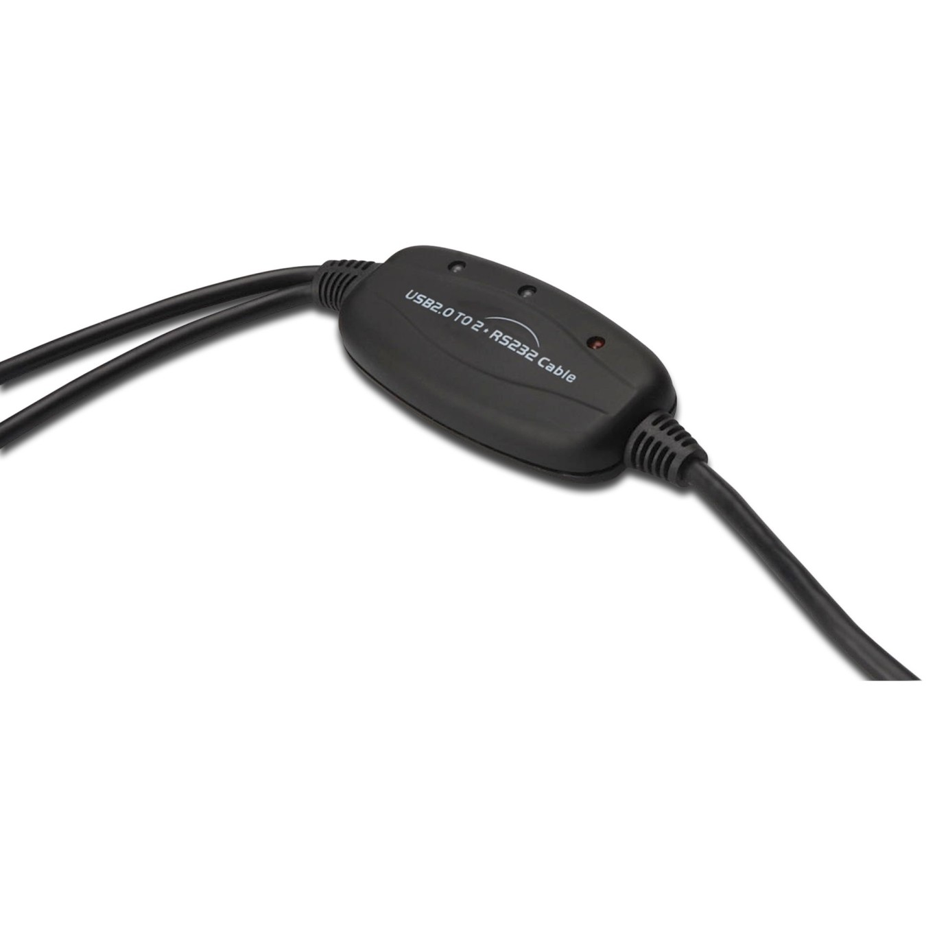DIGITUS USB 2.0 Cable - 2x RS232 Cables, 1.5 m - Black — Buy in Cyprus with Fast Delivery