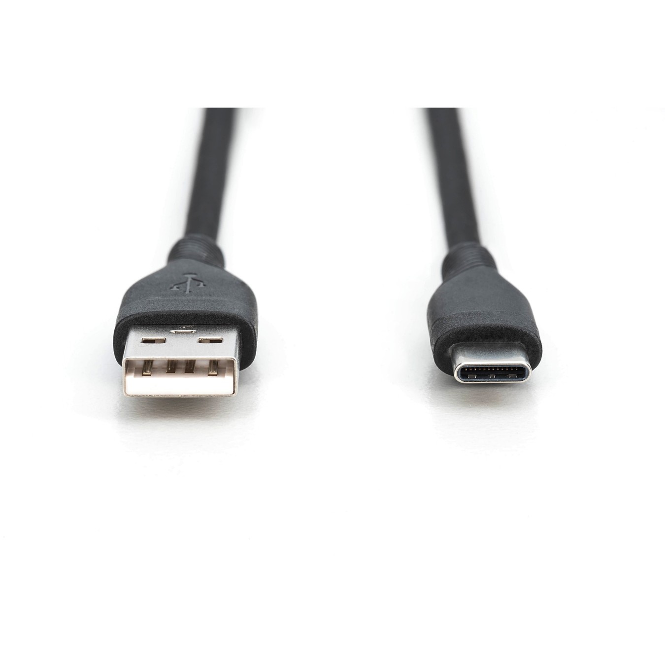 Digitus USB-A to USB-C 2.0 Cable - 1m Silicone - Black - 60W PD — Buy in Cyprus with Fast Delivery