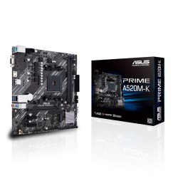 Buy ASUS PRIME A520M-K - AM4 micro-ATX Motherboard - DDR4, 64GB, 1x M.2, HDMI 2.... in Cyprus, Nicosia, Limassol, Larnaka, Pafos