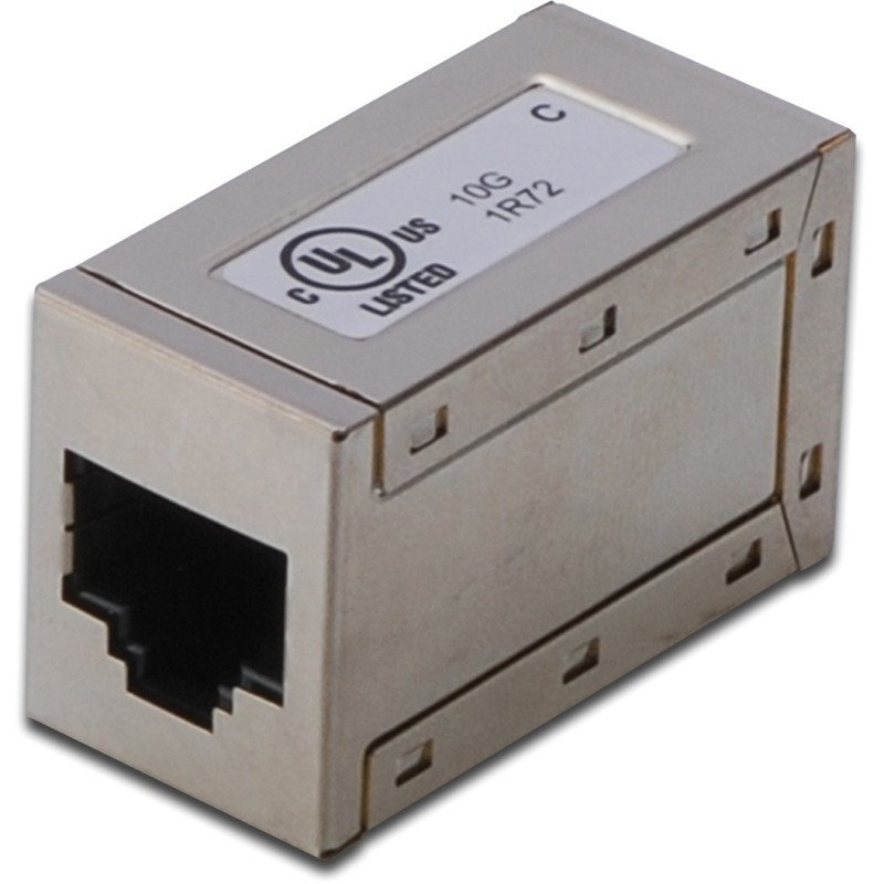 Buy Digitus Cat6 Shielded Modular Coupler - RJ45 Female-Female, Nickel Metal Hou... in Cyprus, Nicosia, Limassol, Larnaka, Pafos