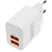 Digitus Charger 2x USB-A 15W - White - Indoor, 2-Port USB Charger — Buy in Cyprus with Fast Delivery