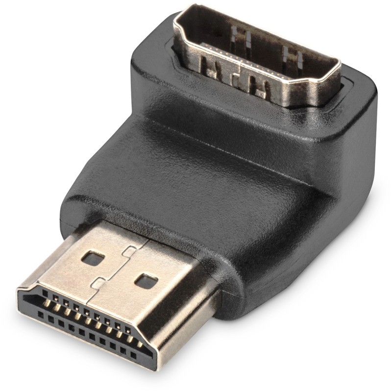 Buy DIGITUS HDMI Adapter - 90° angled - Black in Cyprus, Nicosia, Limassol, Larnaka, Pafos