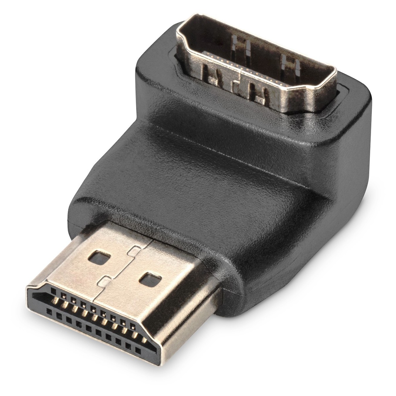 DIGITUS HDMI Adapter - 90° angled - Black — Buy in Cyprus with Fast Delivery
