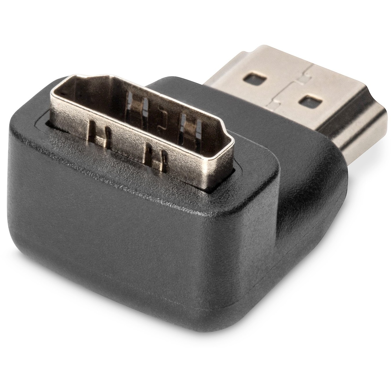 DIGITUS HDMI Adapter - 90° angled - Black — Buy in Cyprus with Fast Delivery