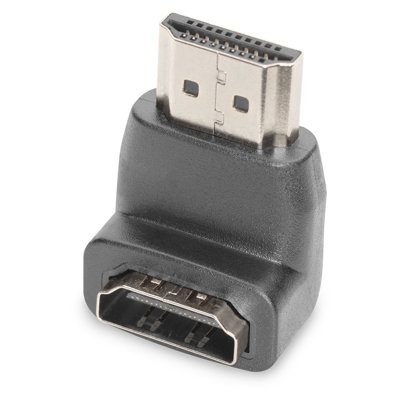 DIGITUS HDMI Adapter - 90° angled - Black — Buy in Cyprus with Fast Delivery