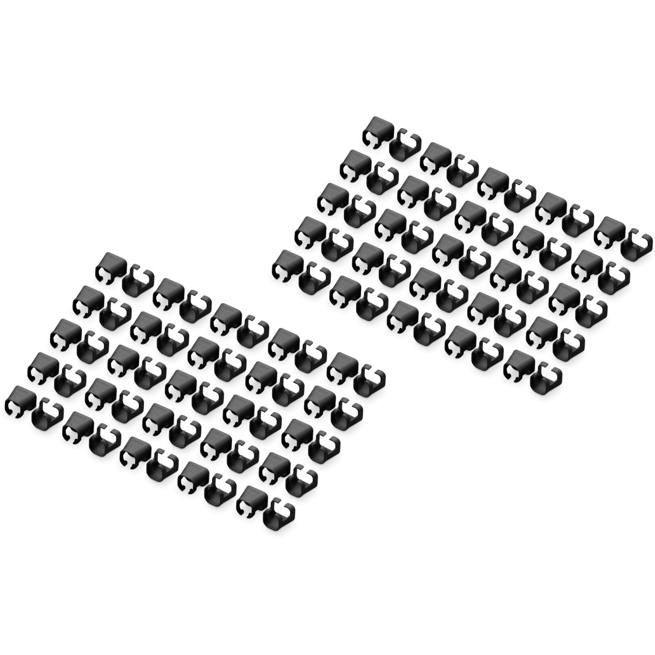 Color Coding Clips for RJ45 Patch Cables - 100 pcs - Black — Buy in Cyprus with Fast Delivery